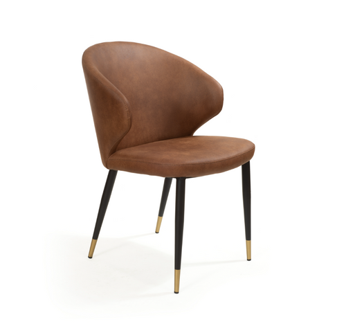 Tommy Franks Bellroy tan dining chair, alternate view