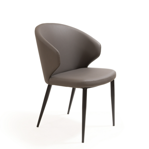 Tommy Franks Bellroy quartz grey dining chair, alternate view