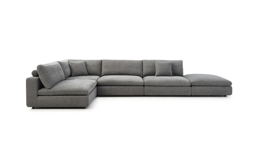 Tommy Franks Blanco charcoal modular sofa, alternate view