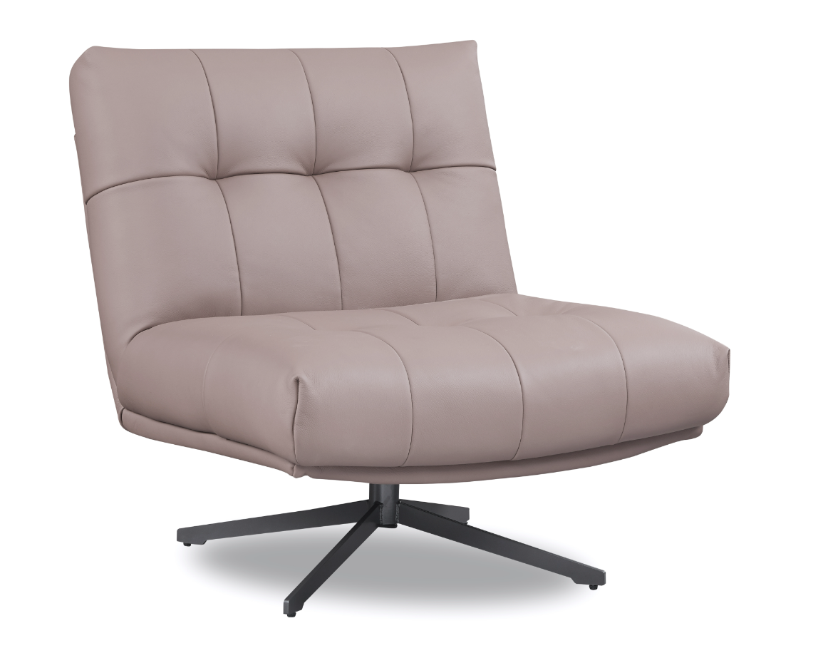 Tommy Franks Cesola fawn swivel chair, alternate view