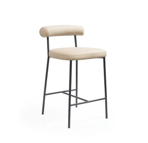 Tommy Franks Alita dark marble stool, alternate view