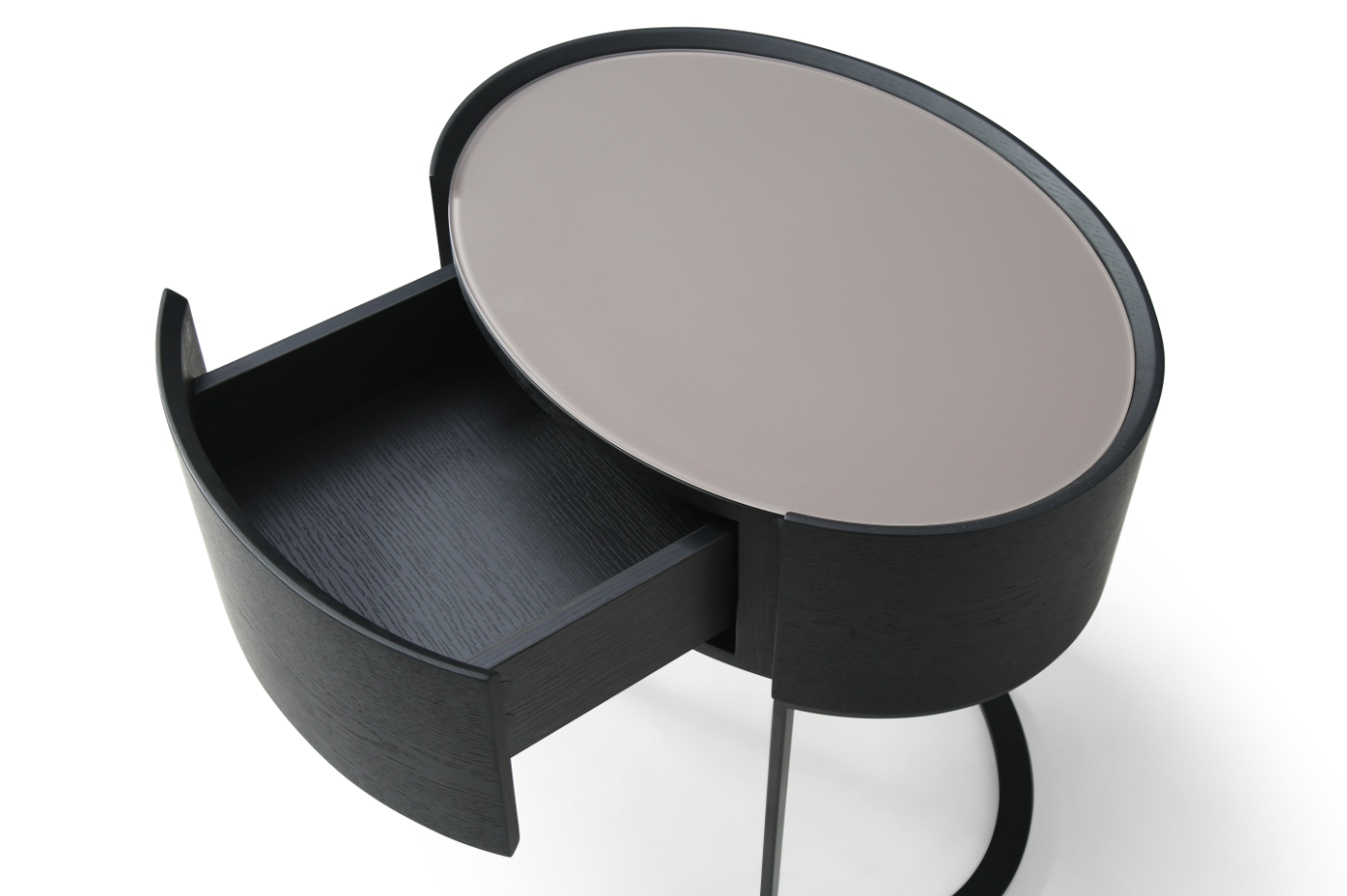 Tommy Franks Verge grey wash oak bedside tables, alternate view