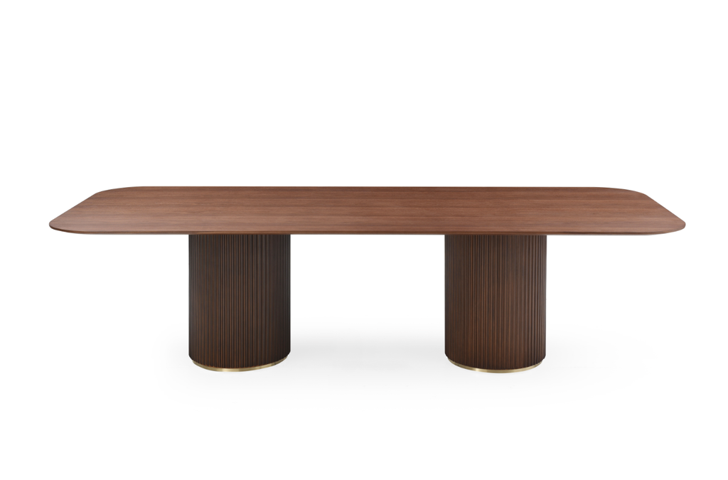Tommy Franks Lantine 280 walnut dining table, alternate view