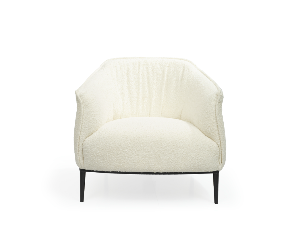 Tommy Franks Tyrone bouclé lounge chair, alternate view