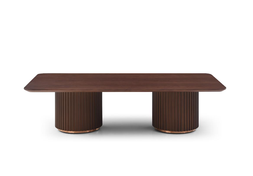 Tommy Franks Lantine walnut coffee table, alternate view