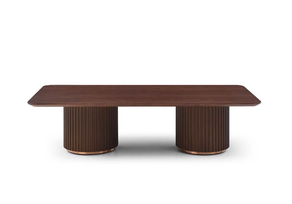 Tommy Franks Lantine walnut coffee table, alternate view