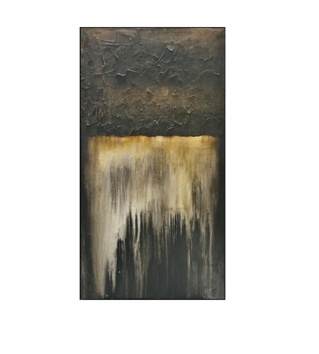 Tommy Franks Landslide oil painting, alternate view