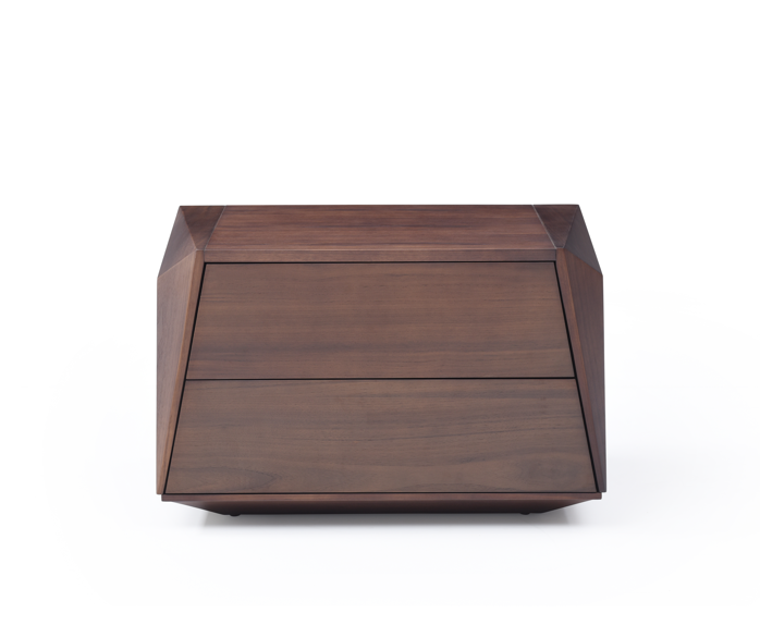 Tommy Franks Madon walnut bedside table, alternate view