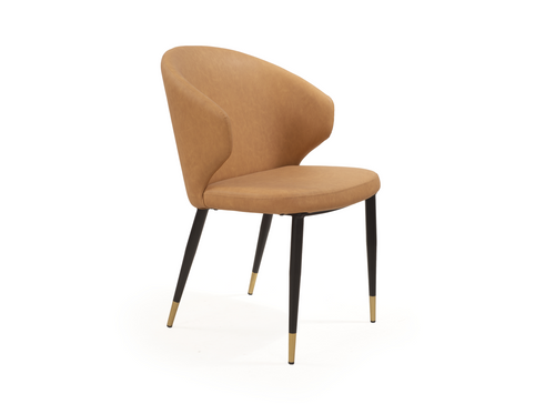 Tommy Franks Bellroy honey dining chair, alternate view