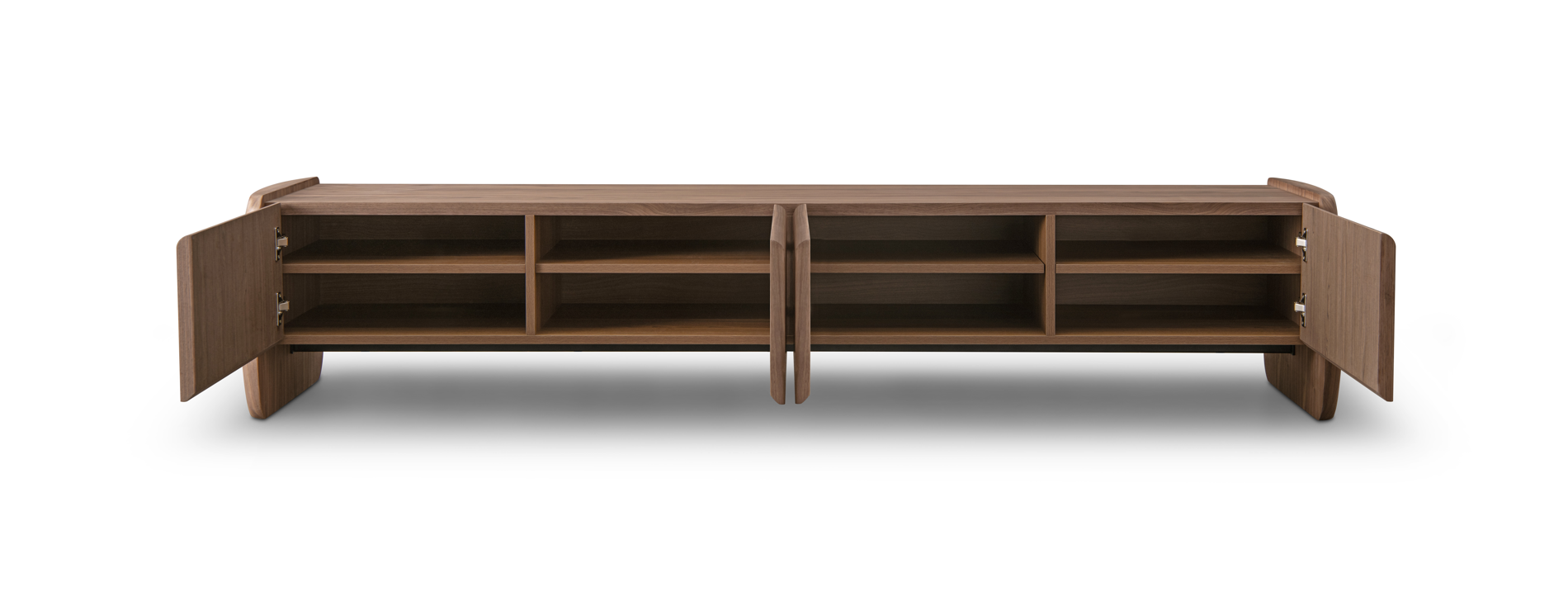 Underline TV Unit - Light Walnut