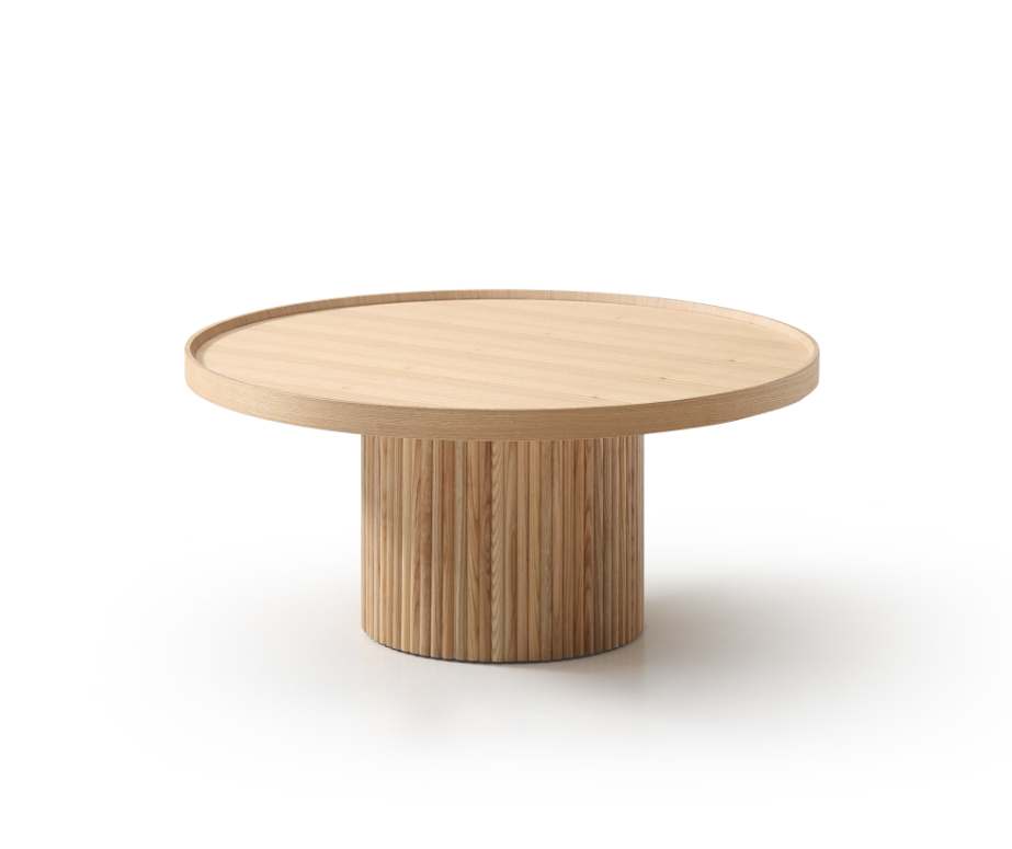 Tommy Franks Lincoln ash oak coffee table, alternate view