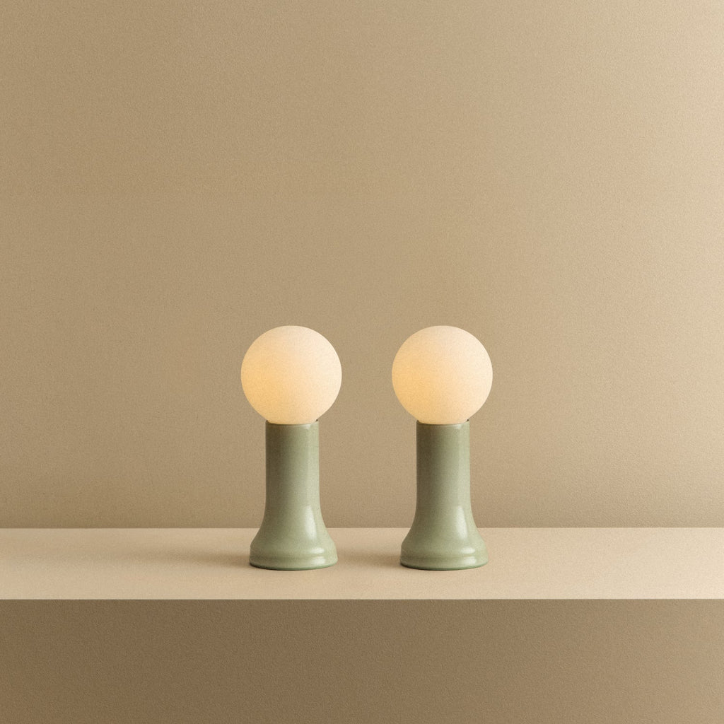 Tala Shore Table Lamp in Sea Green - Set of 2