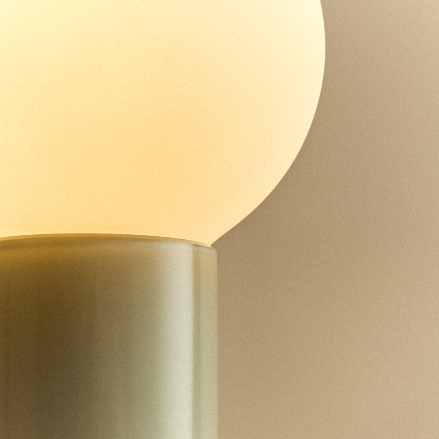Tala Shore Table Lamp in Sea Green - Set of 2 close-up detail of the finish