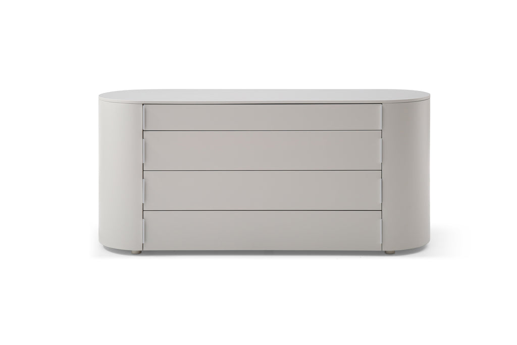Tommy Franks Sims matte beige dresser, alternate view