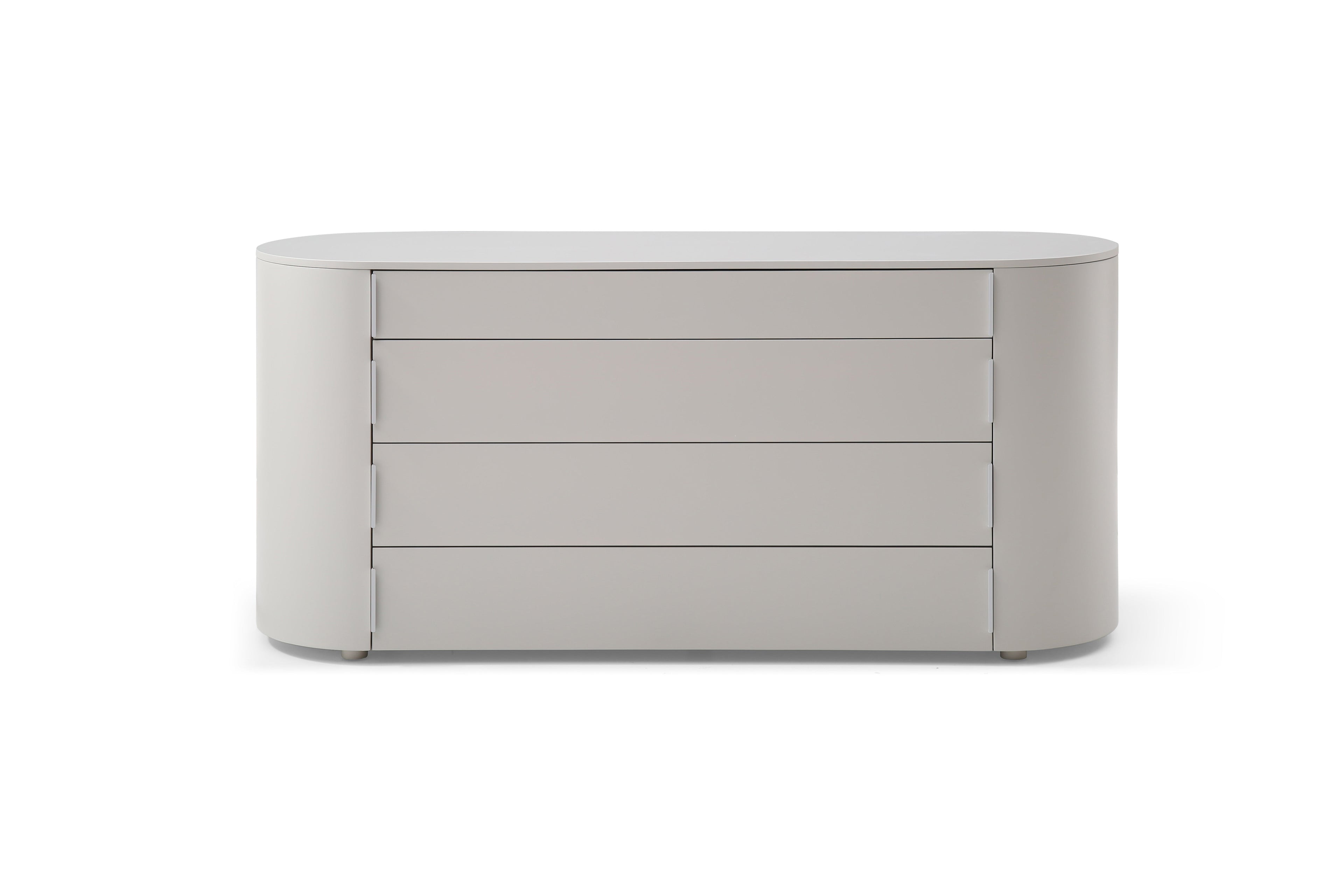 Tommy Franks Sims matte beige dresser, alternate view