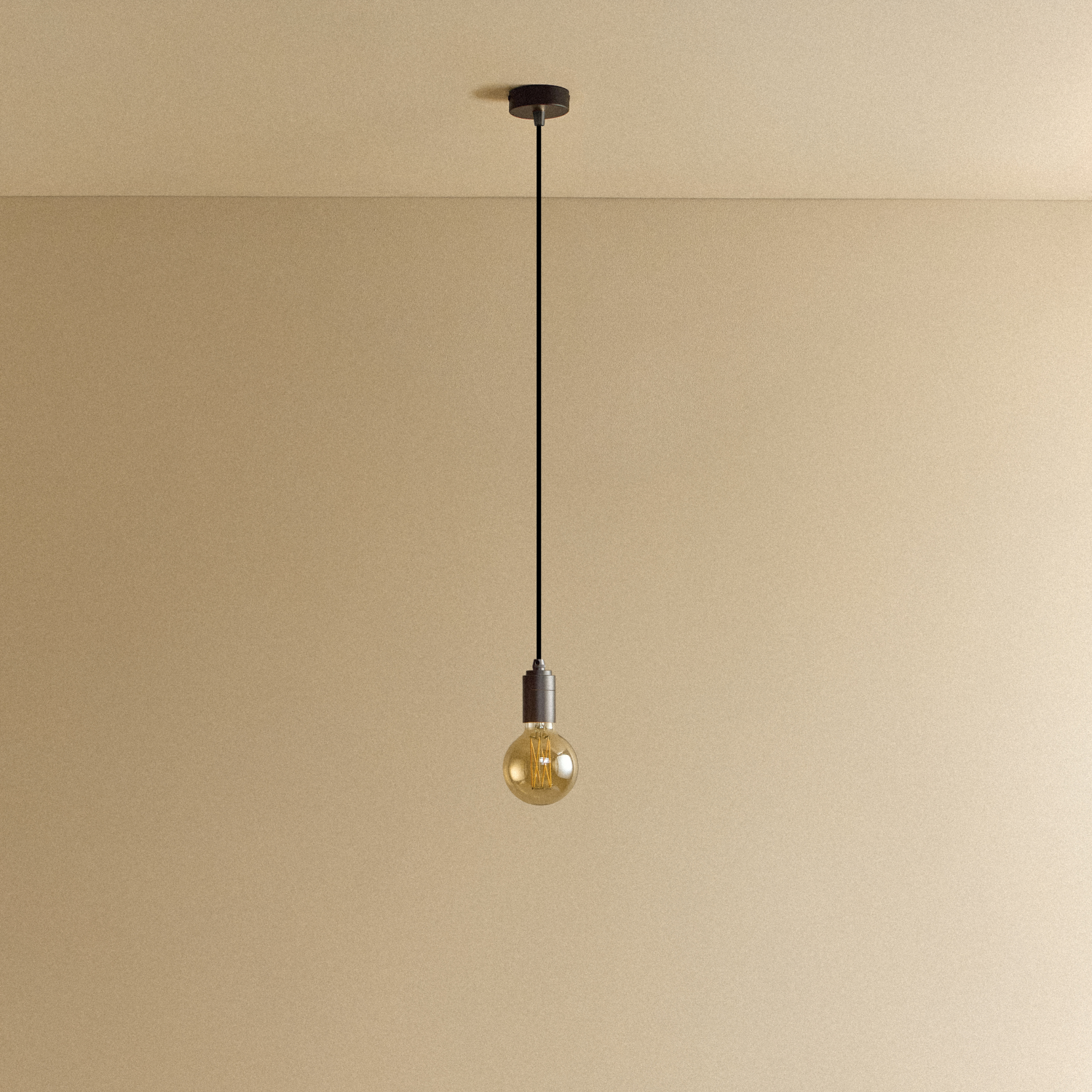 Tala Elva Pendant Light Tinted in Graphite shown unlit