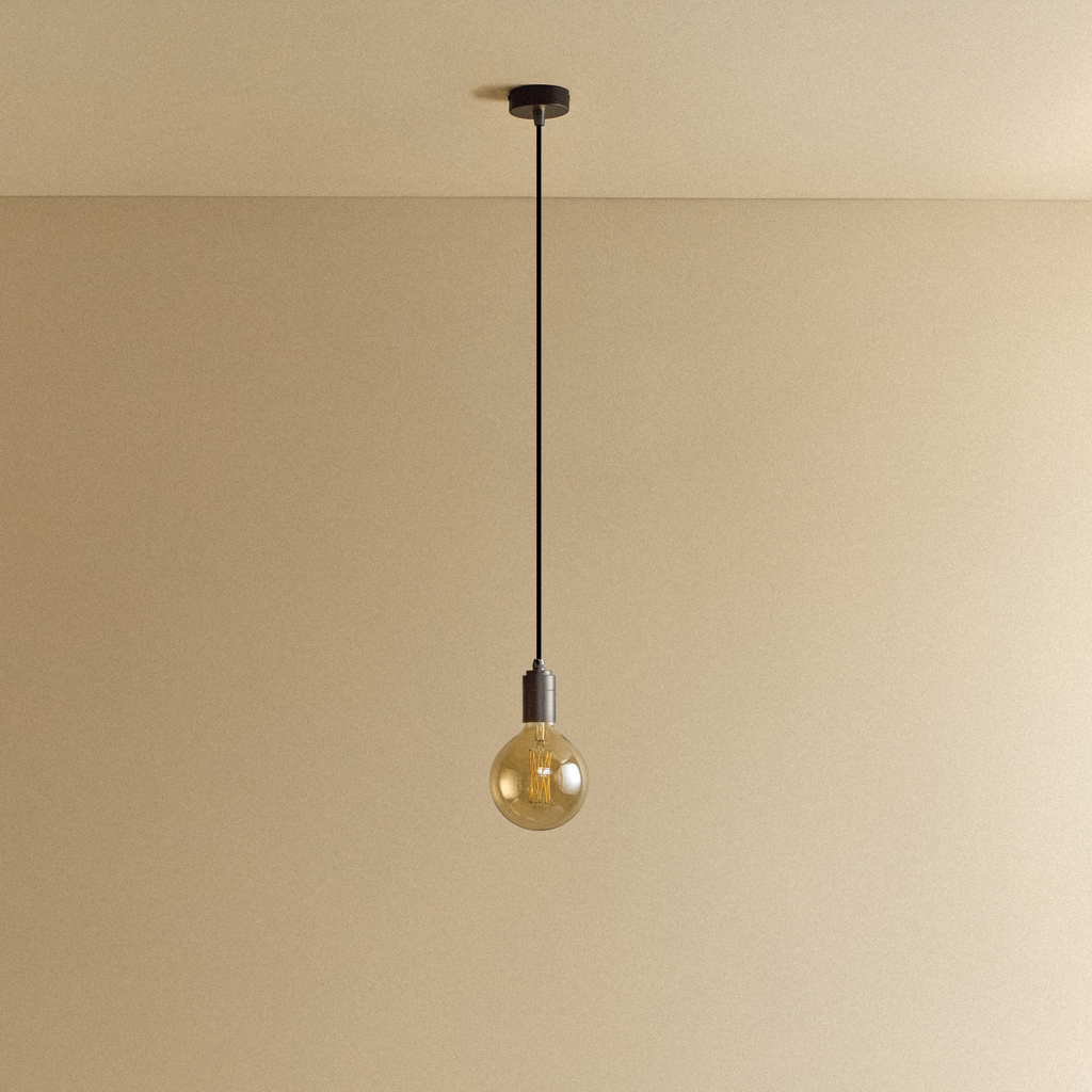 Tala Gaia Pendant Light in Graphite shown unlit