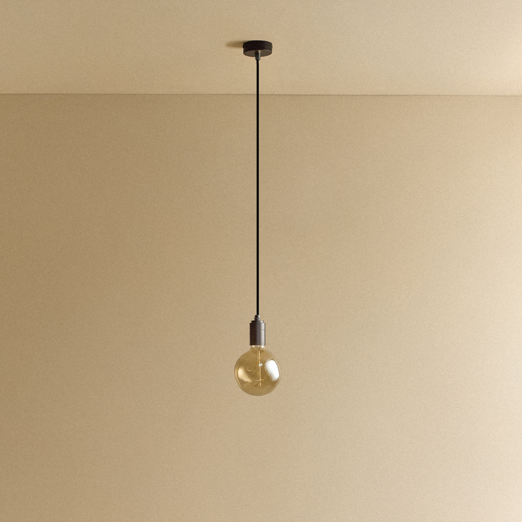 Tala Voronoi I Pendant Light in Graphite shown unlit