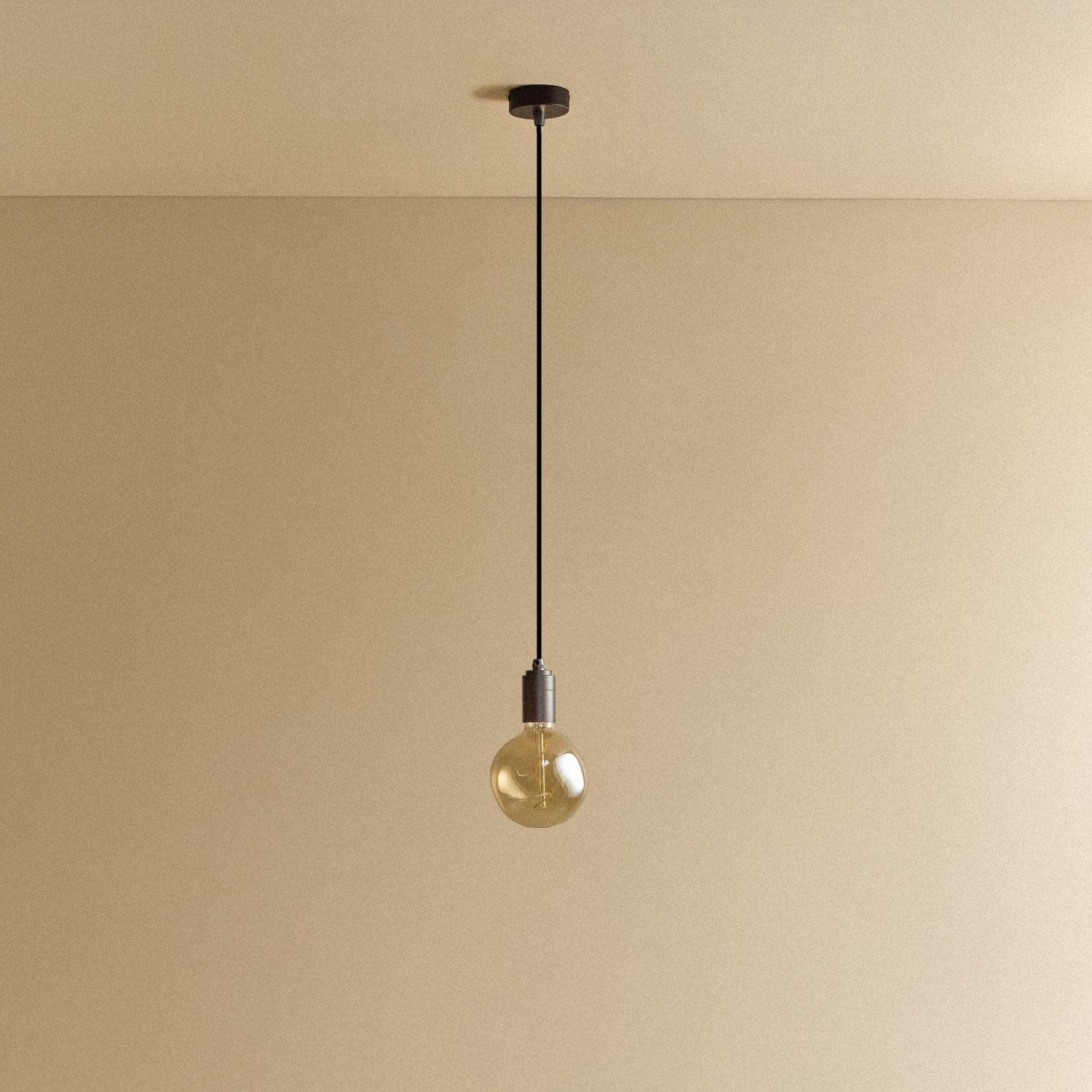 Tala Voronoi I Pendant Light in Graphite shown unlit