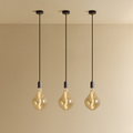 Voronoi II Pendant Light in Graphite - Set of 3