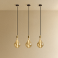 Voronoi II Pendant Light in Brass - Set of 3