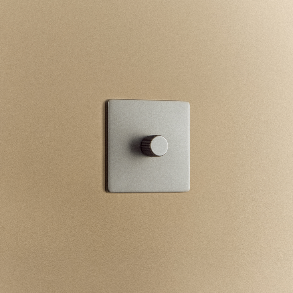 Tala Single Rotary Wall Dimmer in Graphite