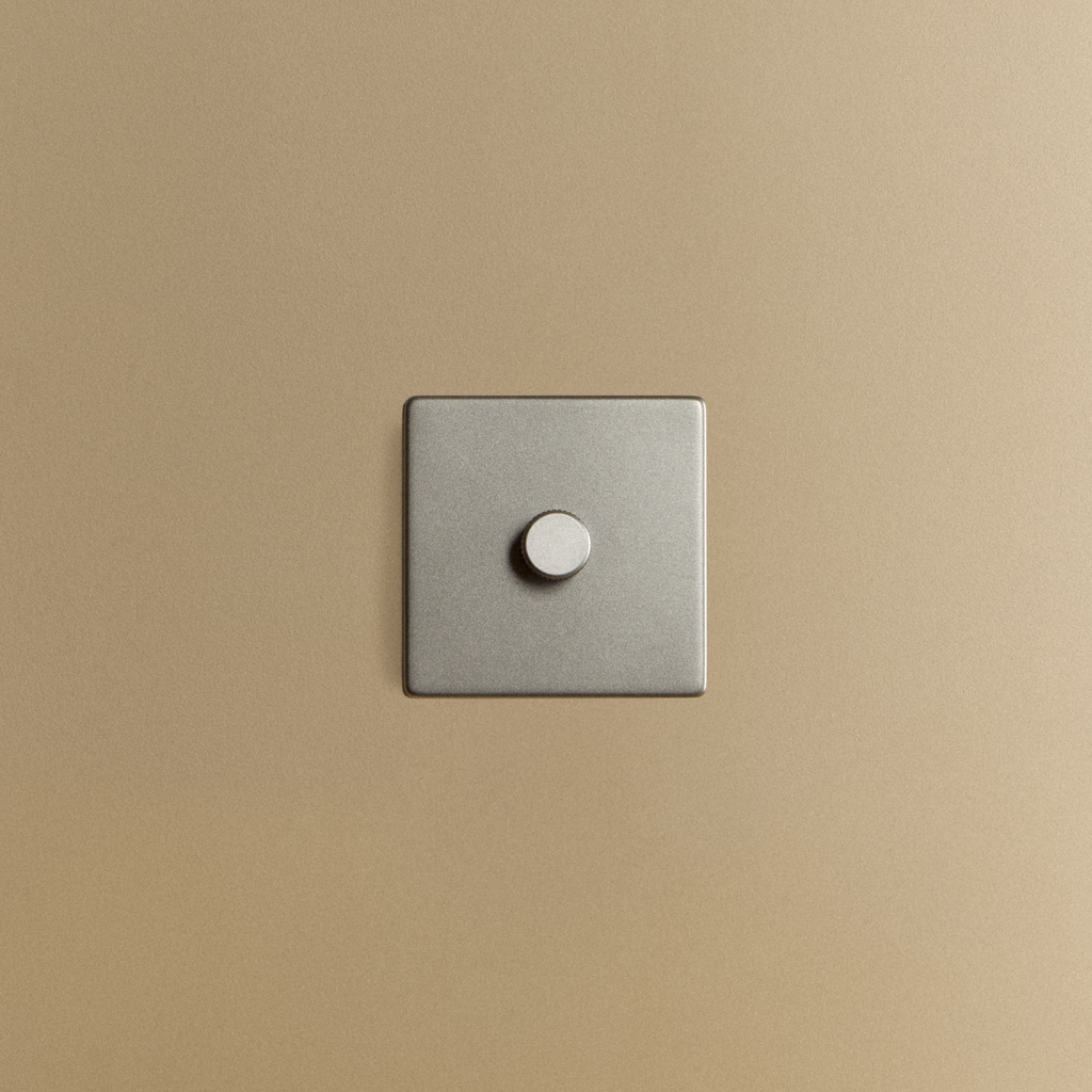 Tala Single Rotary Wall Dimmer in Graphite (view 2)