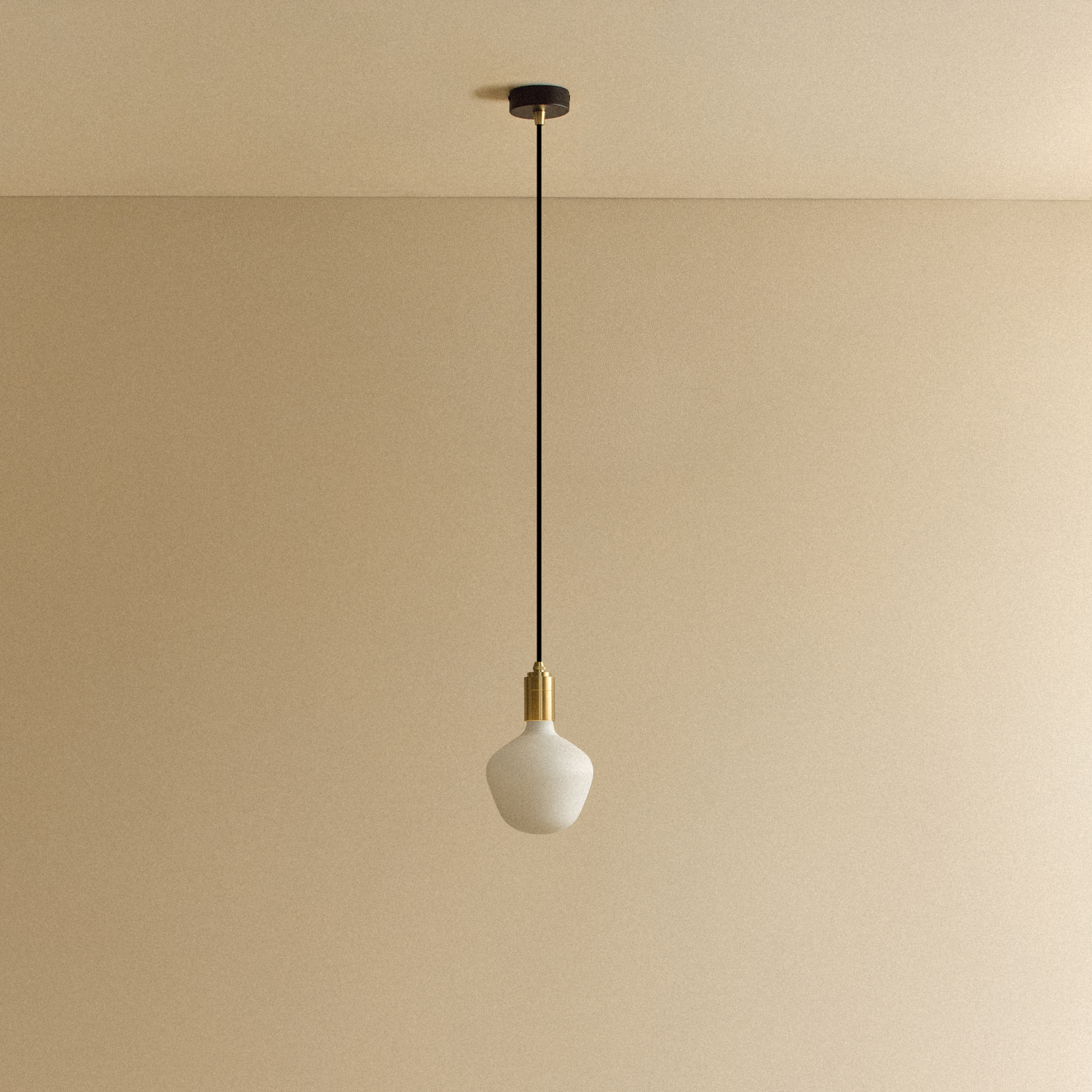 Tala Enno Pendant Light in Brass shown unlit (view 2)