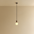 Porcelain II Pendant Light in Walnut