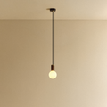 Sphere III Pendant Light in Walnut