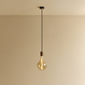 Voronoi II Pendant Light in Walnut