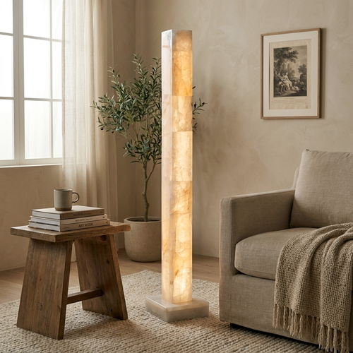 Araco Lumière Radiant Sola crystal floor lamp, alternate view