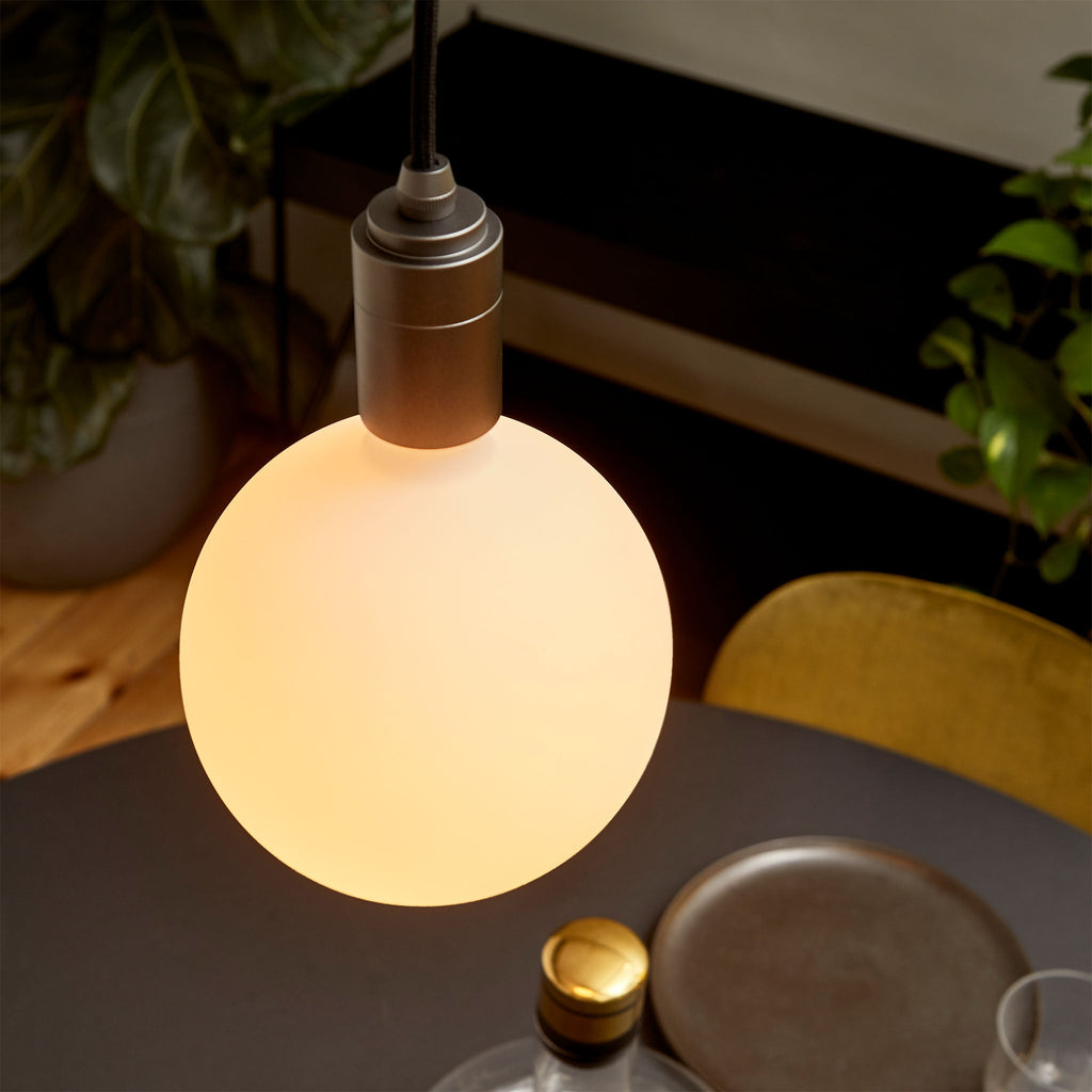 Tala Sphere IV Pendant Light in Graphite in a styled interior setting (view 2)