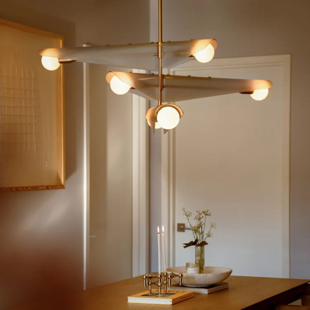 Tala Sycamore Chandelier 3 Tiers in Dawn Grey (view 2)