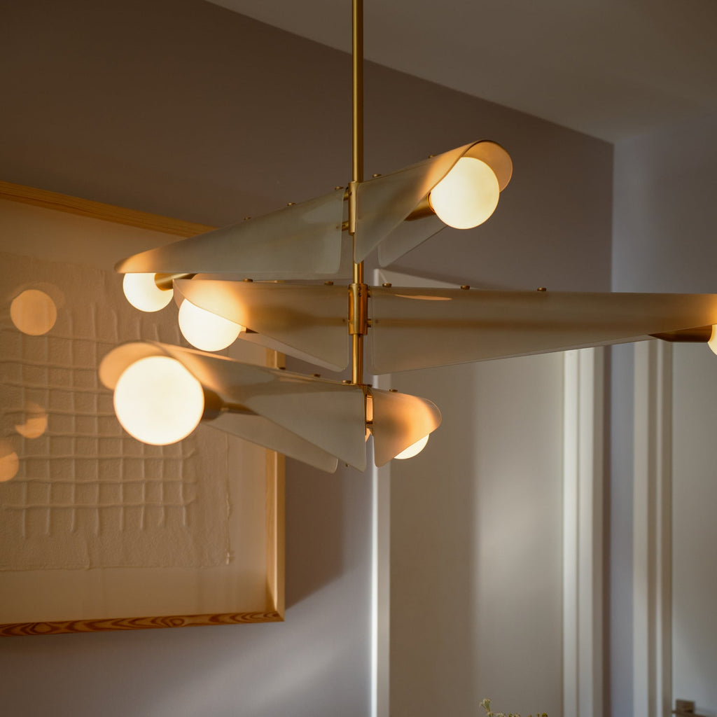 Tala Sycamore Chandelier 3 Tiers in Dawn Grey (view 3)