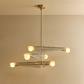 Sycamore Chandelier 3 Tiers in Dawn Grey