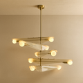 Sycamore Chandelier 5 Tiers in Dusk Pink