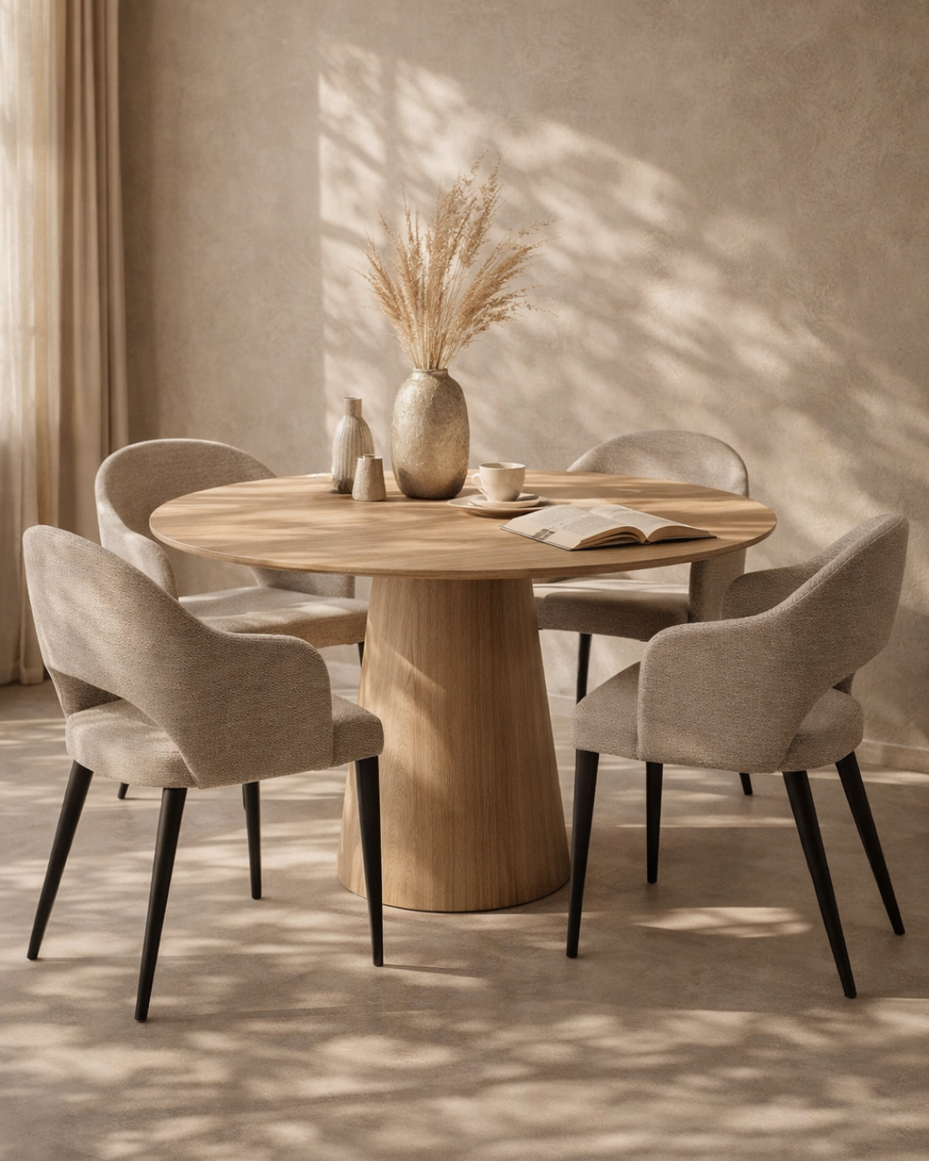 Tommy Franks Tavamo 135 ash oak dining table, alternate view