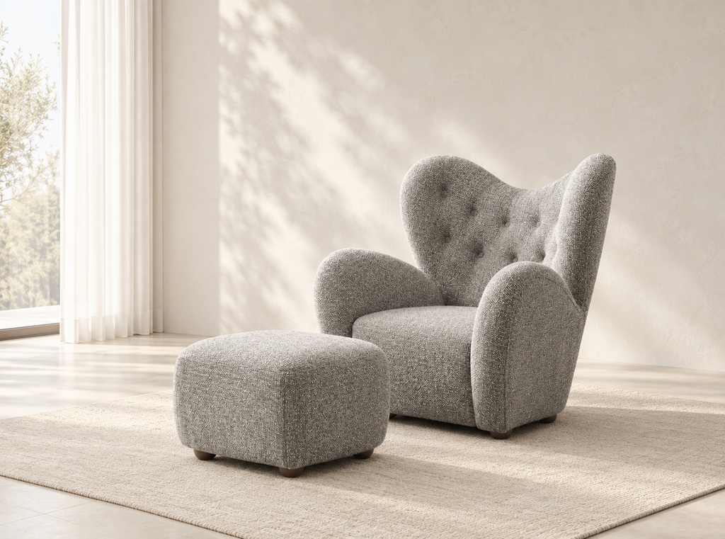 Araco Atelier Teddy Armchair Ashlar
