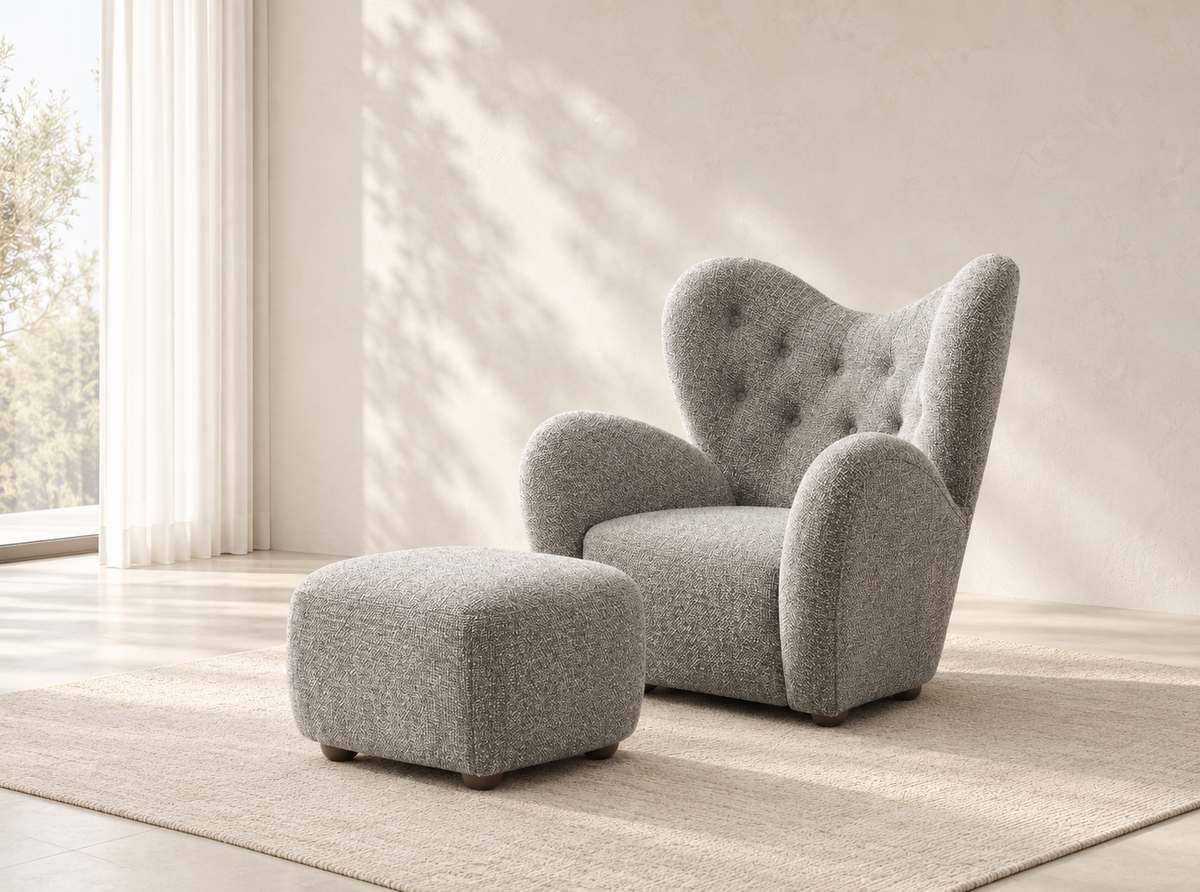 Araco Atelier Teddy Armchair Ashlar