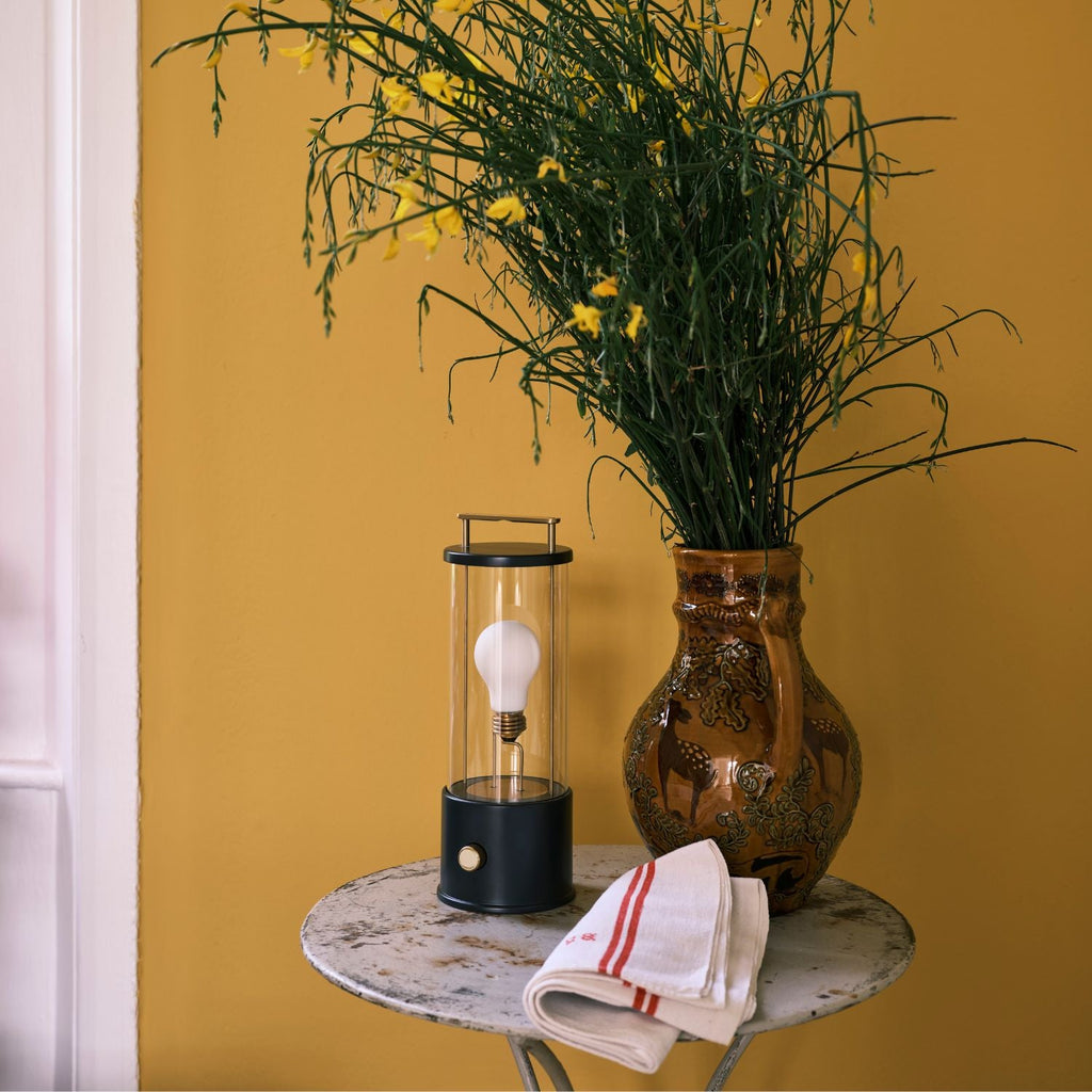 Tala The Muse 1.0 Portable Lamp in Hackles Black Bundle in a styled interior setting (view 2)