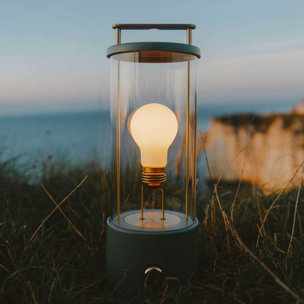 Tala The Muse Portable Lamp in Pleasure Garden Green in a styled interior setting (view 3)