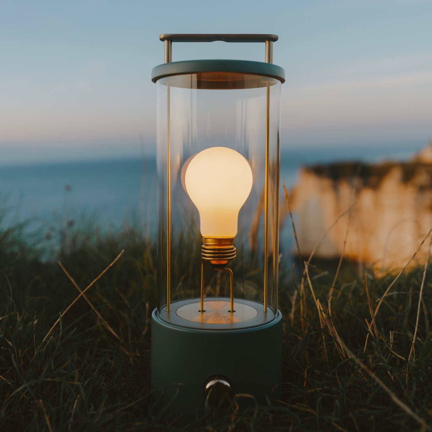 Tala The Muse Portable Lamp in Pleasure Garden Green in a styled interior setting (view 3)