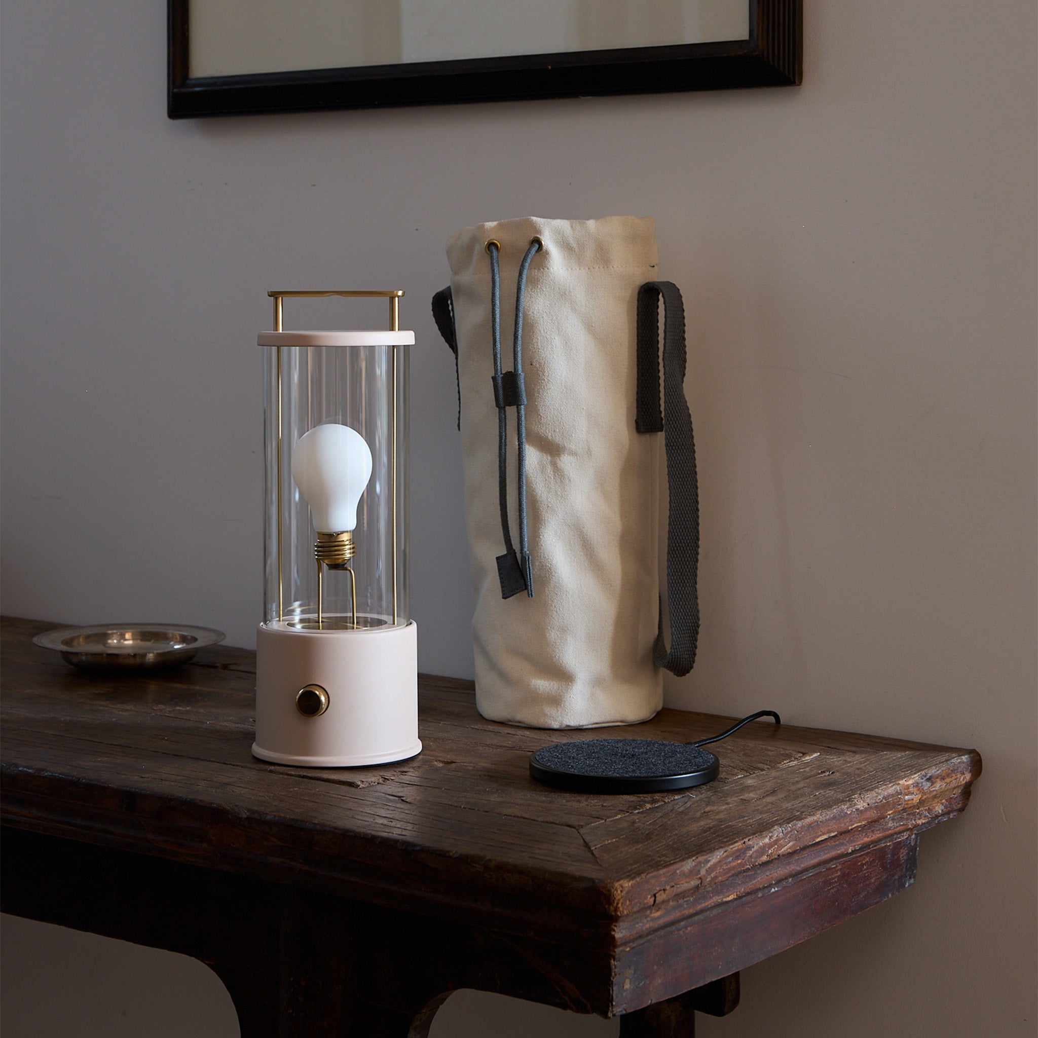 Tala The Muse 1.0 Portable Lamp in Setting Plaster Pink Bundle (view 2)