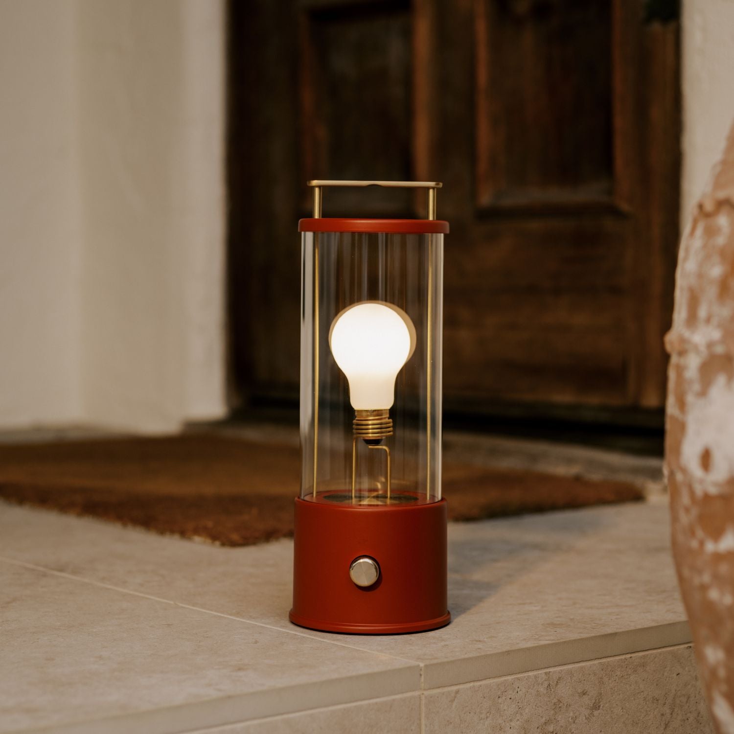 Tala The Muse Portable Lamp in Pomona Red in a styled interior setting (view 3)