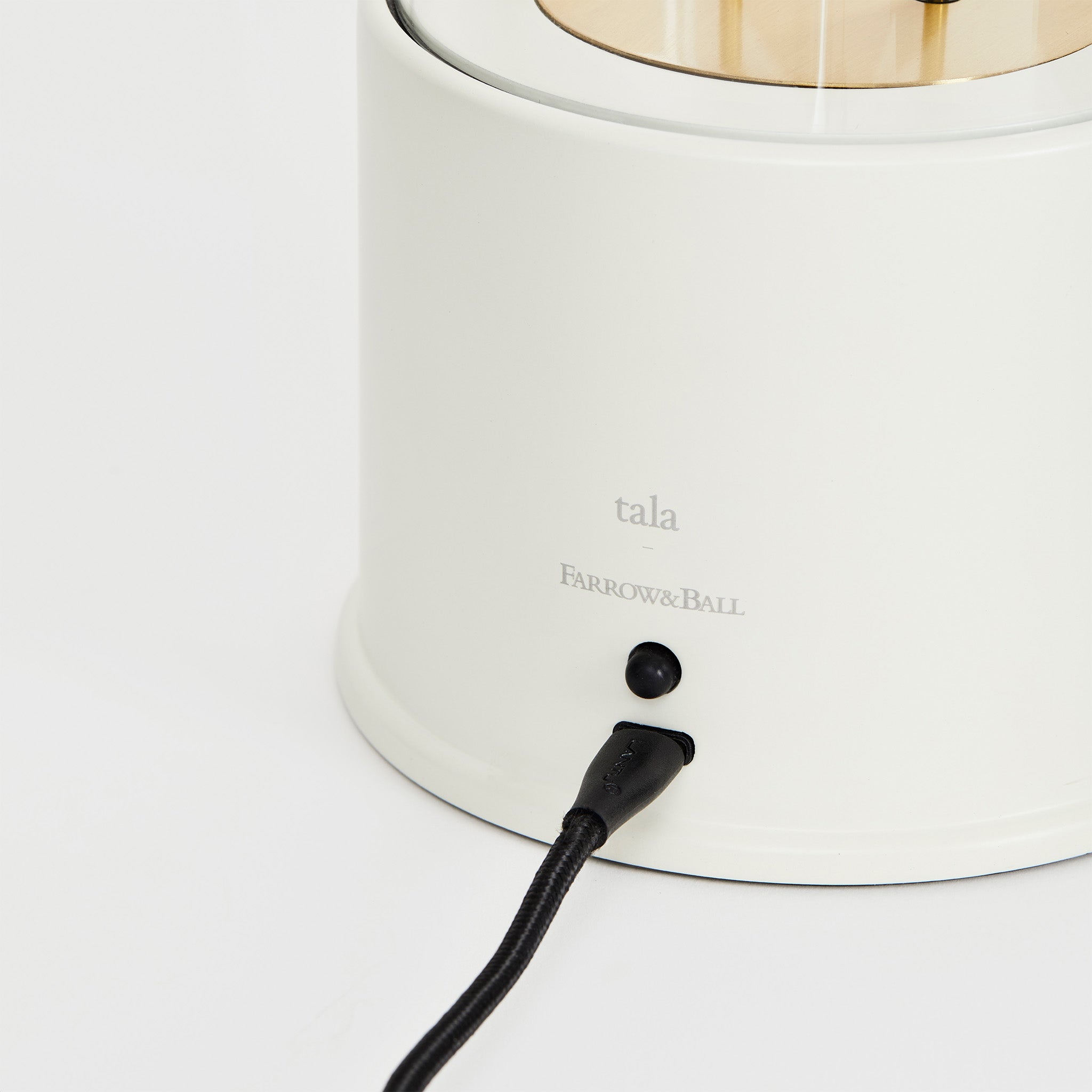 Tala The Muse Portable Lamp in Candlenut White close-up detail of the finish (view 4)