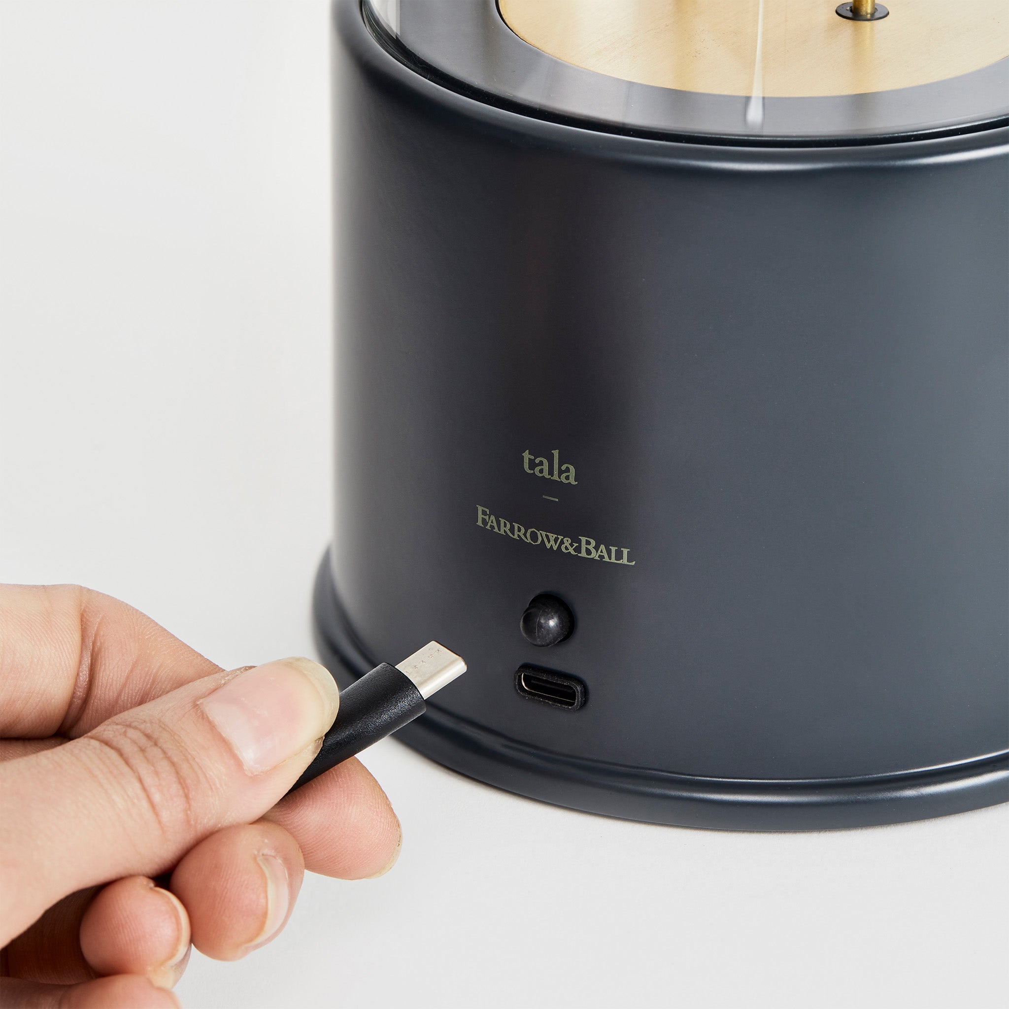 Tala The Muse 1.0 Portable Lamp in Hackles Black - Set of 2 close-up detail of the finish (view 4)