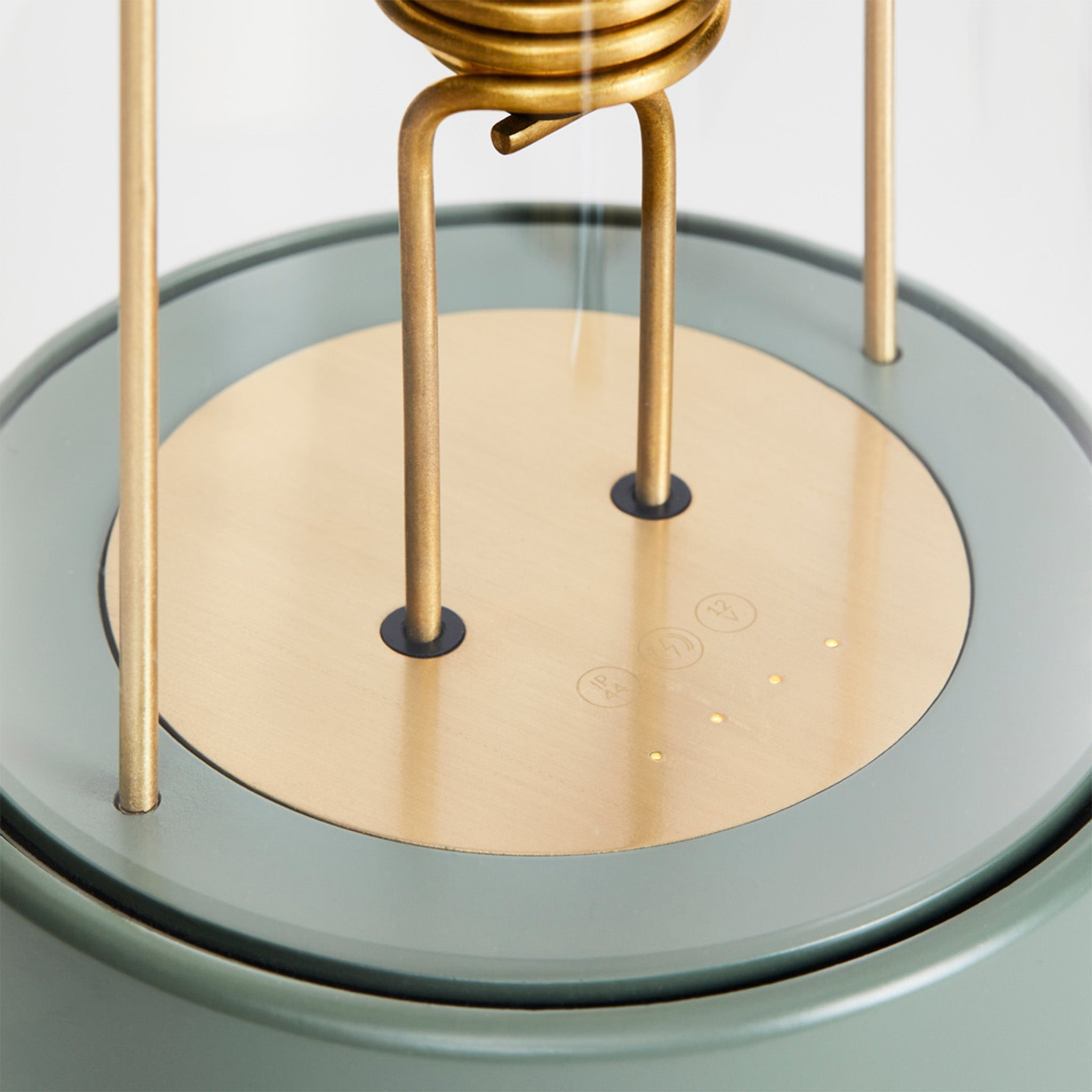 Tala The Muse Portable Lamp in Pleasure Garden Green close-up detail of the finish (view 2)