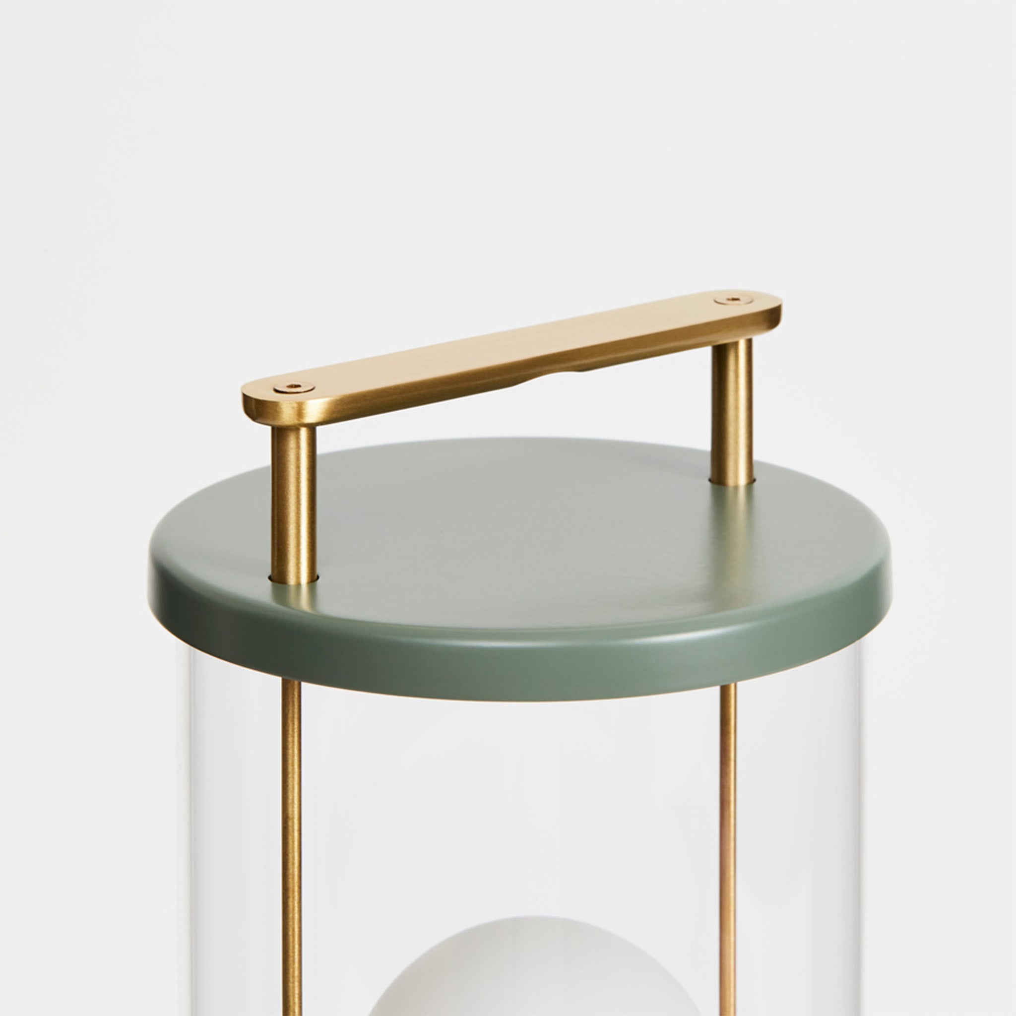 Tala The Muse Portable Lamp in Pleasure Garden Green close-up detail of the finish (view 3)