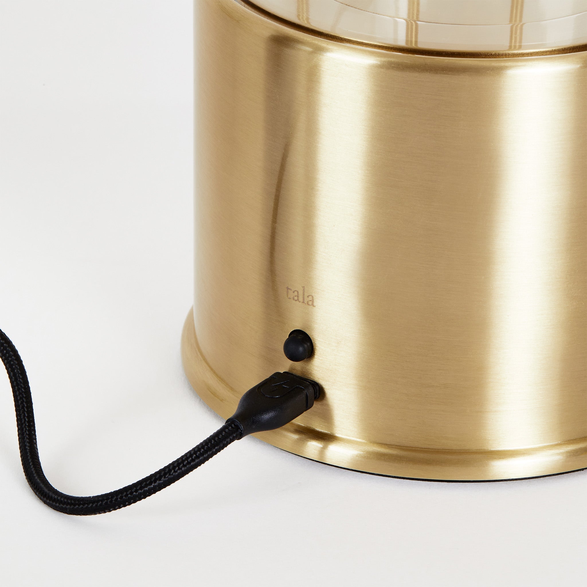 Tala The Muse 1.0 Portable Lamp in Solid Brass - Set of 2 close-up detail of the finish (view 4)